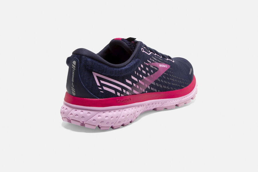 Brooks Ghost 13 Road Loopschoenen Dames - Donkerblauw/Rood - 428765BDM